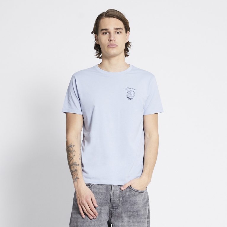 Printed tee "Bill" Blue 2